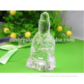 Glass crystal Kuan Yin religious statue MH-G0357